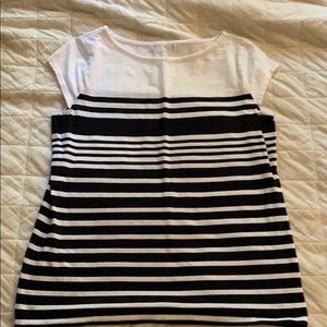 Striped short sleeve shirt